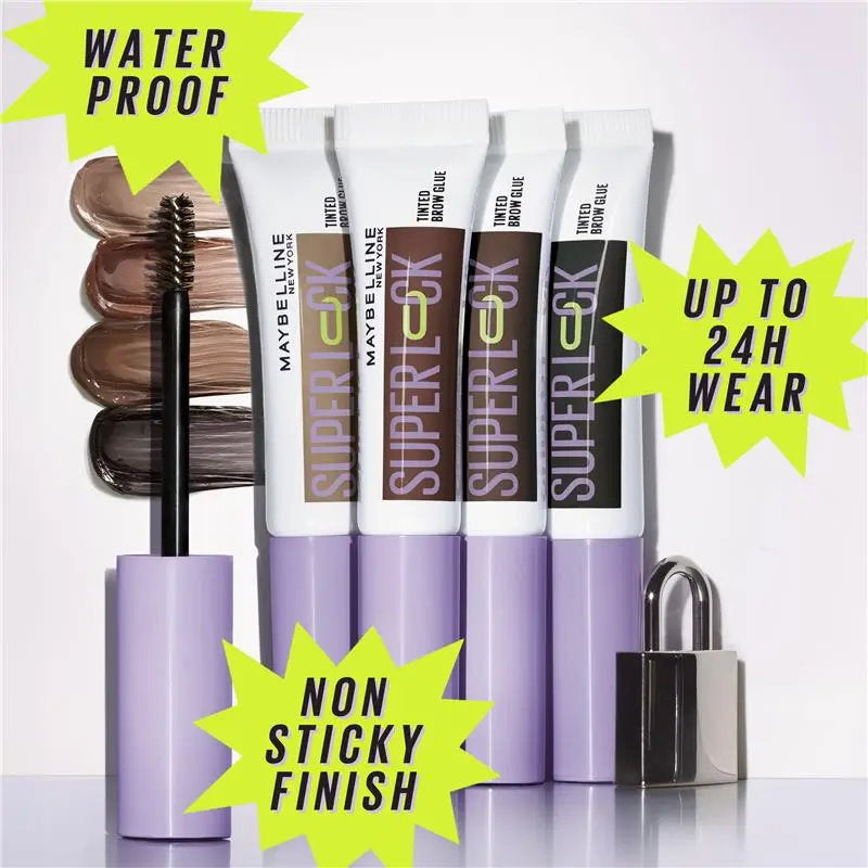 Maybelline Super Lock Tinted Brow Glue 260 Deep Brown 7ml
