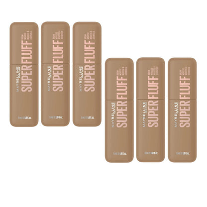 6x Maybelline Superfluff Brow Mousse 250 Blonde