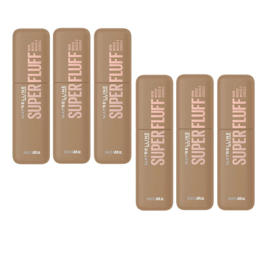 6x Maybelline Superfluff Brow Mousse 250 Blonde