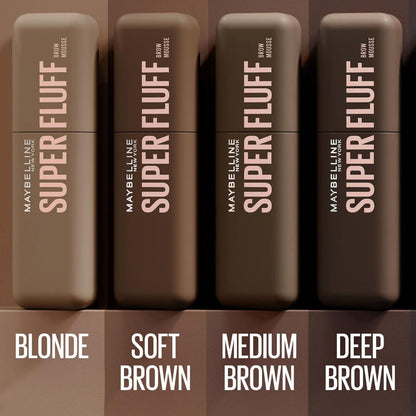 3x Maybelline Superfluff Brow Mousse 250 Blonde
