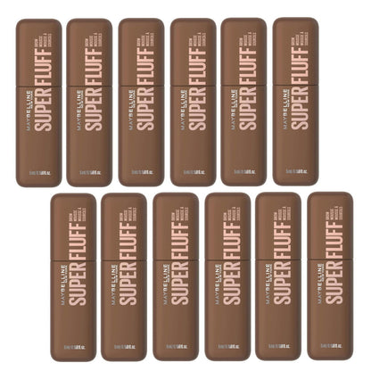 12x Maybelline Superfluff Brow Mousse 255 Soft Brown