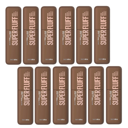 12x Maybelline Superfluff Brow Mousse 255 Soft Brown