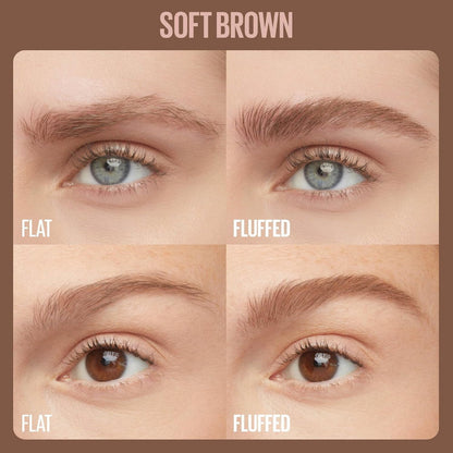 12x Maybelline Superfluff Brow Mousse 255 Soft Brown
