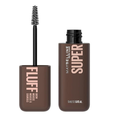 3x Maybelline Superfluff Brow Mousse 260 Deep Brown