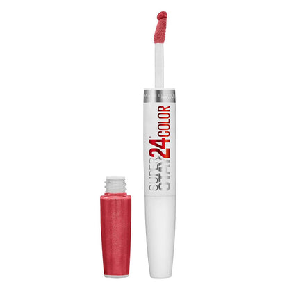 4x Maybelline Superstay 24 Hour Colour 2 Step Lipstick 020 Continuous Coral