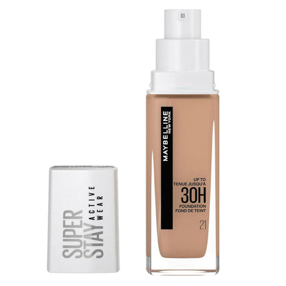36x Maybelline Superstay 30 Hour Foundation 30ml 21 Nude Beige