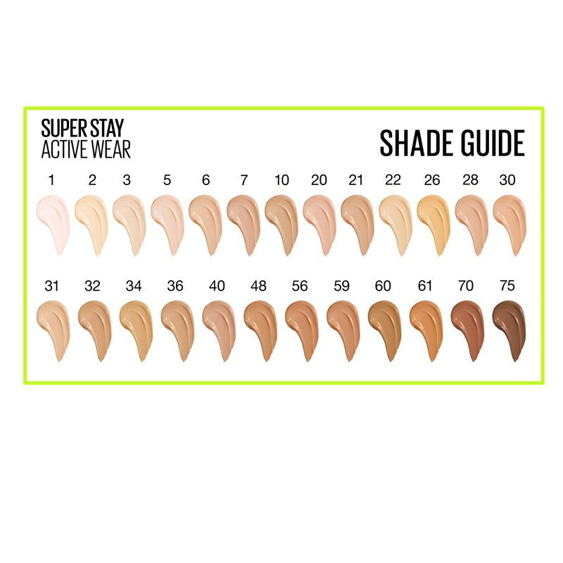 2x Maybelline Superstay 30 Hour Foundation 30ml 21 Nude Beige