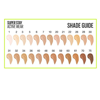 2x Maybelline Superstay 30 Hour Foundation 30ml 21 Nude Beige