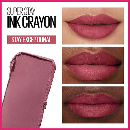 Maybelline Superstay Ink Crayon Lipstick 1.2g 25 Stay Exceptional