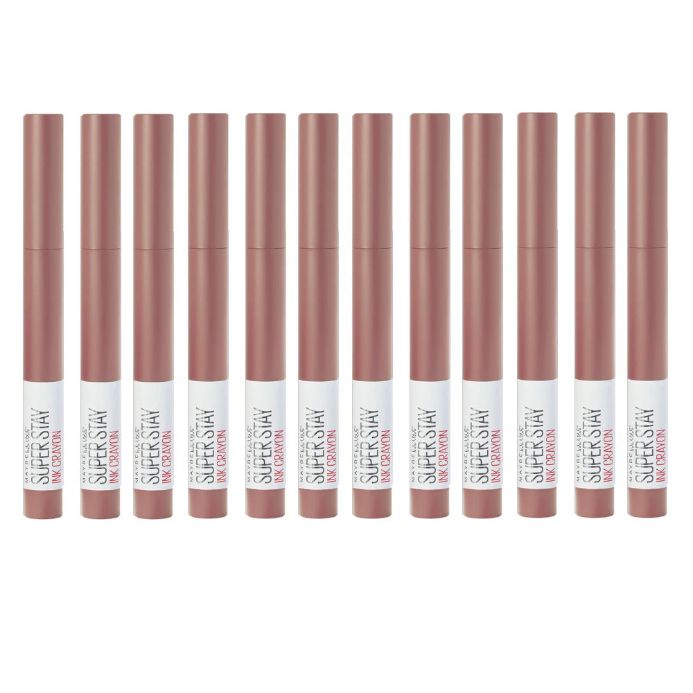Row of Sleek Stay All Day lip products on a white background