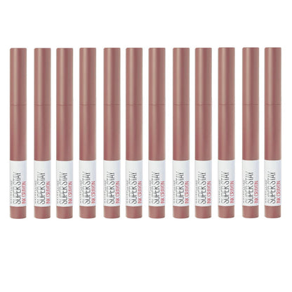 Row of Sleek Stay All Day lip products on a white background