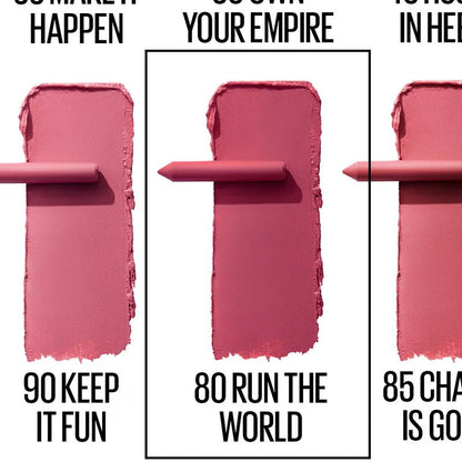 12x Maybelline Superstay Ink Crayon Lipstick 1.2g 80 Run The World