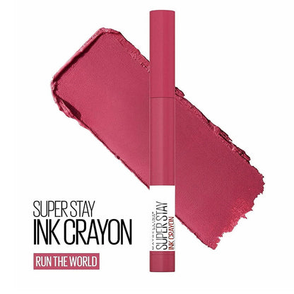 12x Maybelline Superstay Ink Crayon Lipstick 1.2g 80 Run The World