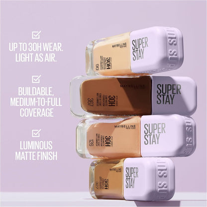 3x Maybelline Superstay Lumi Matte Foundation 35ml 126