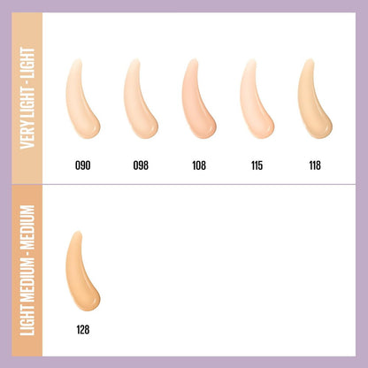 6x Maybelline Superstay Lumi Matte Foundation 35ml 128