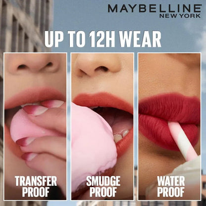 6x Maybelline Superstay Teddy Tint Creamy Matte Lip Tint 5ml 30 Coquettish