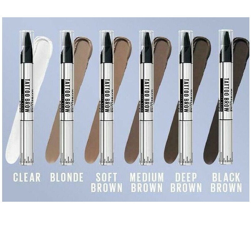 10x Maybelline Tattoo Brow Lift Stick Eyebrow Pen 255 Soft Brown