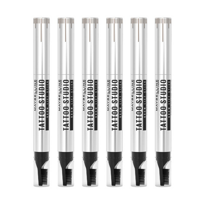 6x Maybelline Tattoo Brow Lift Stick Eyebrow Pen 260 Deep Brown
