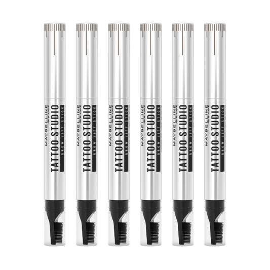 6x Maybelline Tattoo Brow Lift Stick Eyebrow Pen 260 Deep Brown