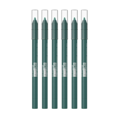 6x Maybelline Tattoo Gel Pencil Eyeliner 1.3g 815 Tealtini