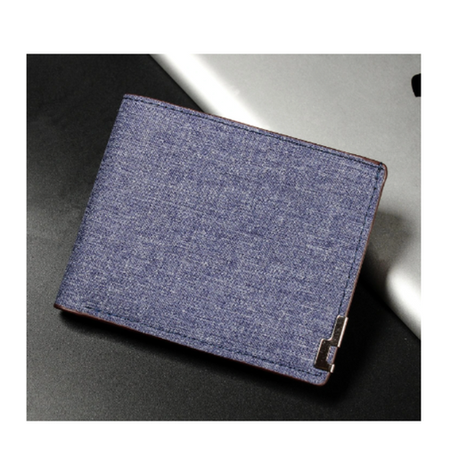 OSKA Men's Denim Wallet Blue - Makeup Warehouse Australia 