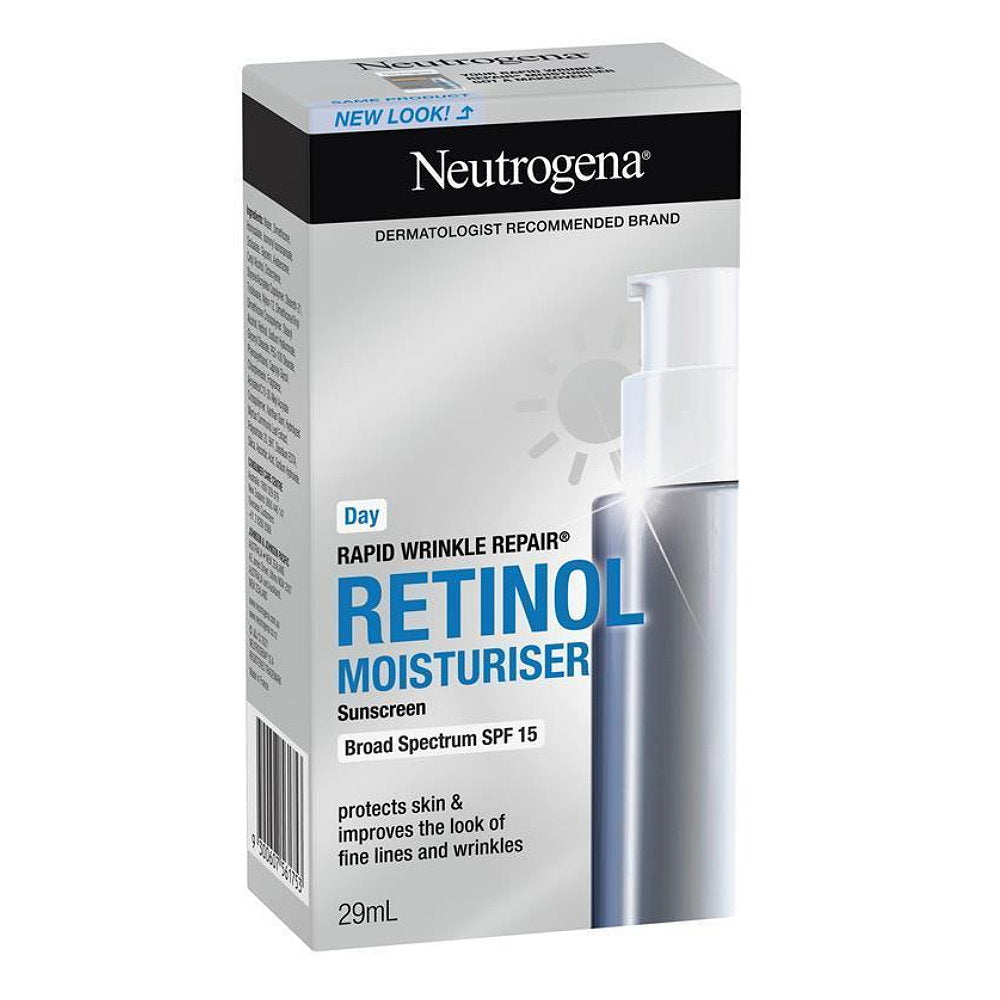 Neutrogena Rapid Wrinkle Repair Retinol Moisturiser Sunscreen SPF 15 - Makeup Warehouse Australia