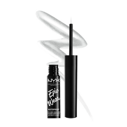 Gift Box - NYX Epic Wear Metallic Eye and Body Liquid Liner SILVER METAL
