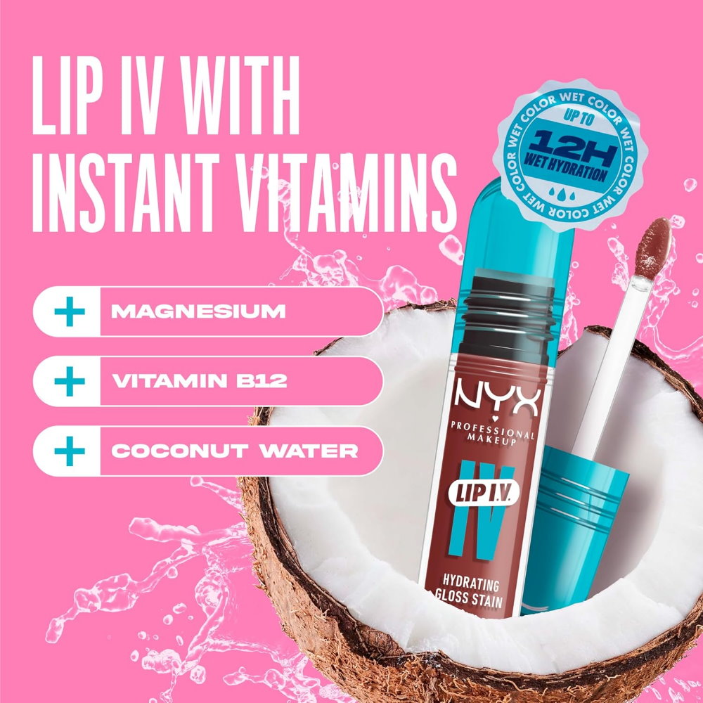 NYX Lip IV Hydrating Lip Gloss Serum 5ml 02 Hydra-Honey