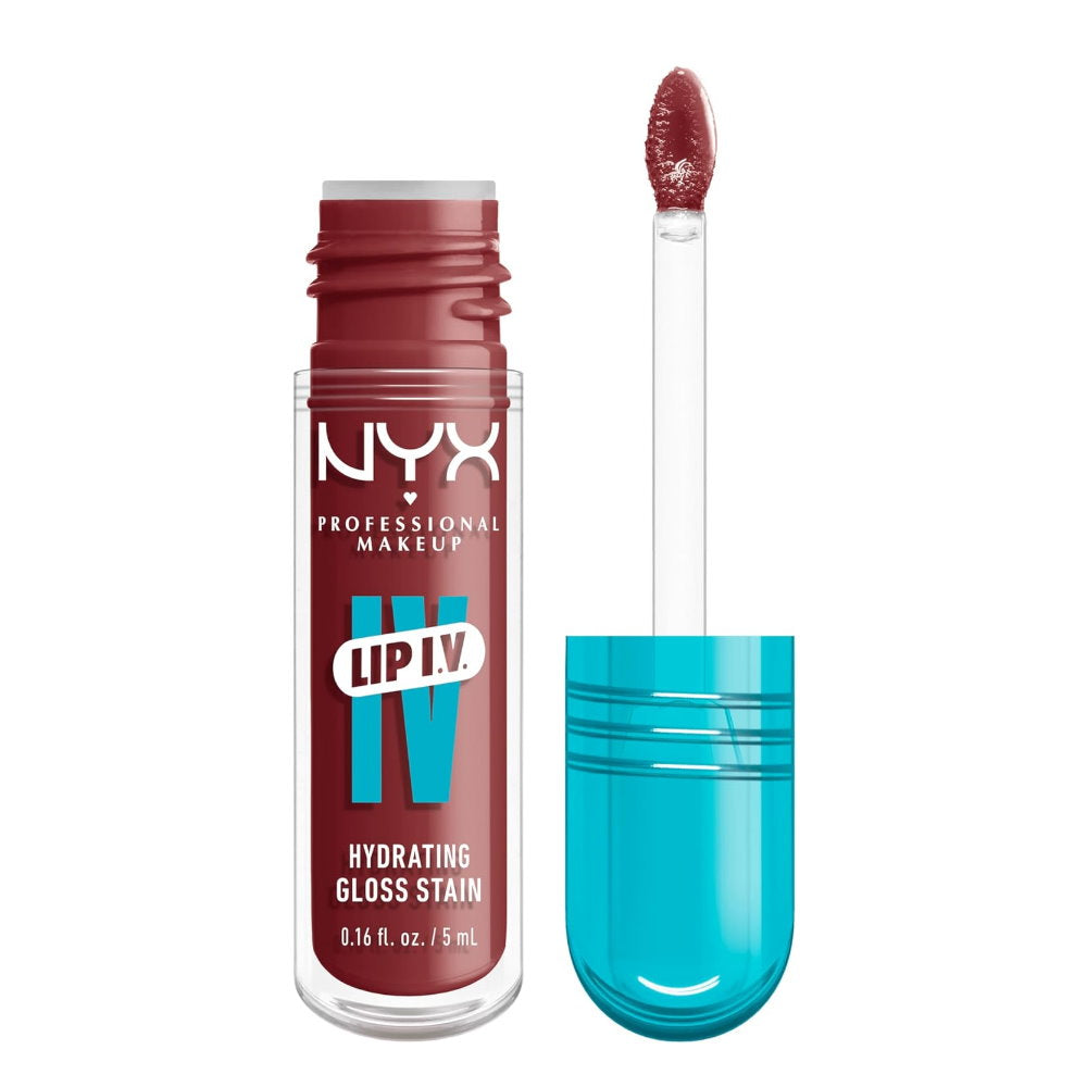 3x NYX Lip IV Hydrating Lip Gloss Serum 5ml 08 Drippin in Rose