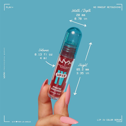 3x NYX Lip IV Hydrating Lip Gloss Serum 5ml 06 Blush Rush