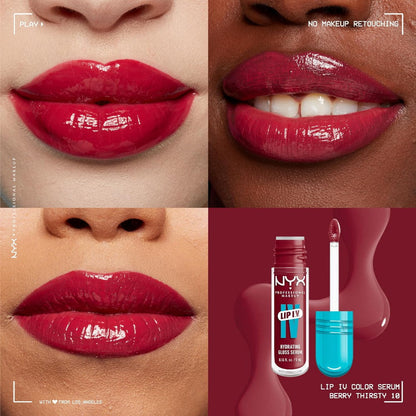 NYX Lip IV Hydrating Lip Gloss Serum 5ml 10 Berry Thirsty