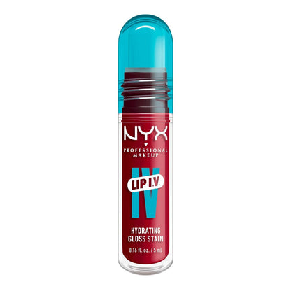 3x NYX Lip IV Hydrating Lip Gloss Serum 5ml 08 Red-y.Set.Wet