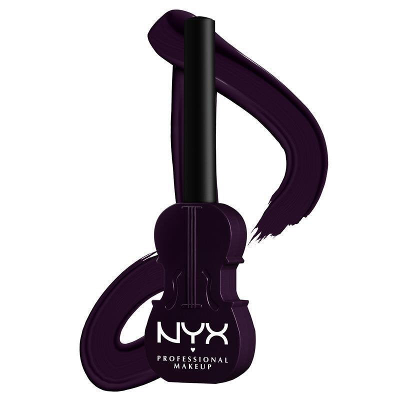 NYX Wednesday Cello Vivid Matte Purple Liquid Eyeliner Raven