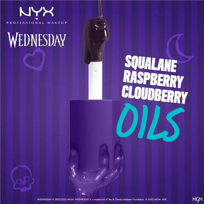 NYX Night Shade Wednesday Colour Adjusting Lip Oil 01 4.8ml
