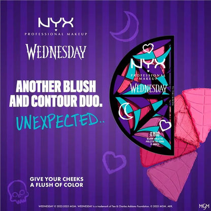 3x NYX Wednesday Stained Glass Blush Palette