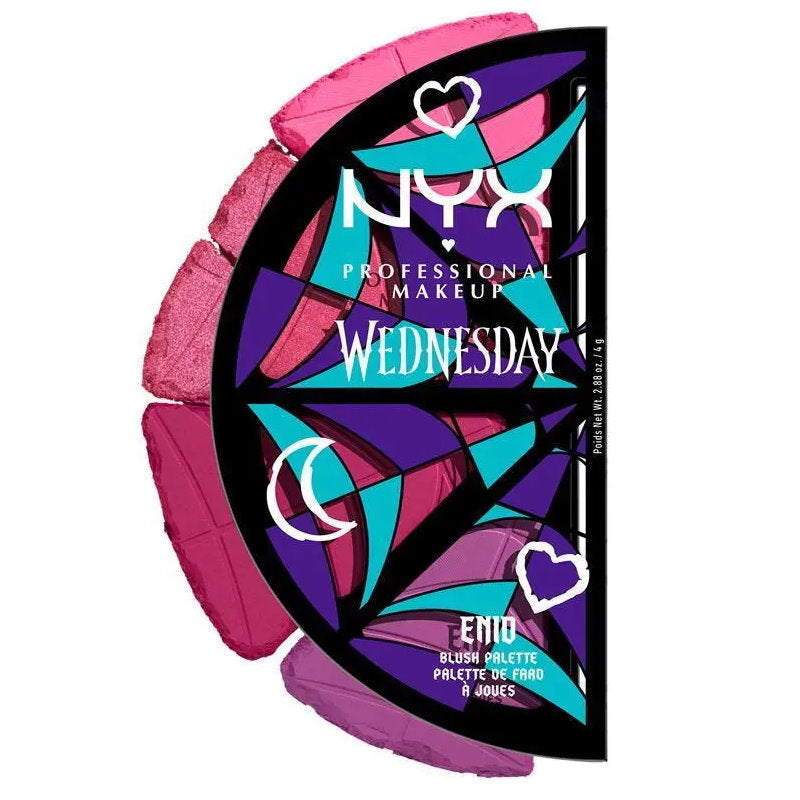 3x NYX Wednesday Stained Glass Blush Palette