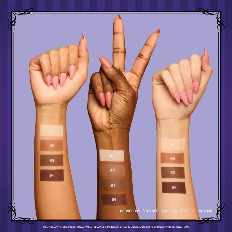 NYX Wednesday Stained Glass Contour Palette