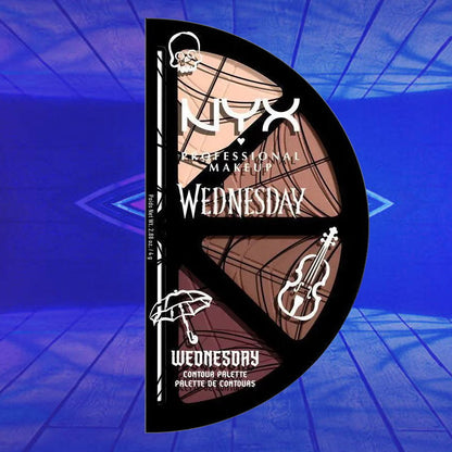 3x NYX Wednesday Stained Glass Contour Palette