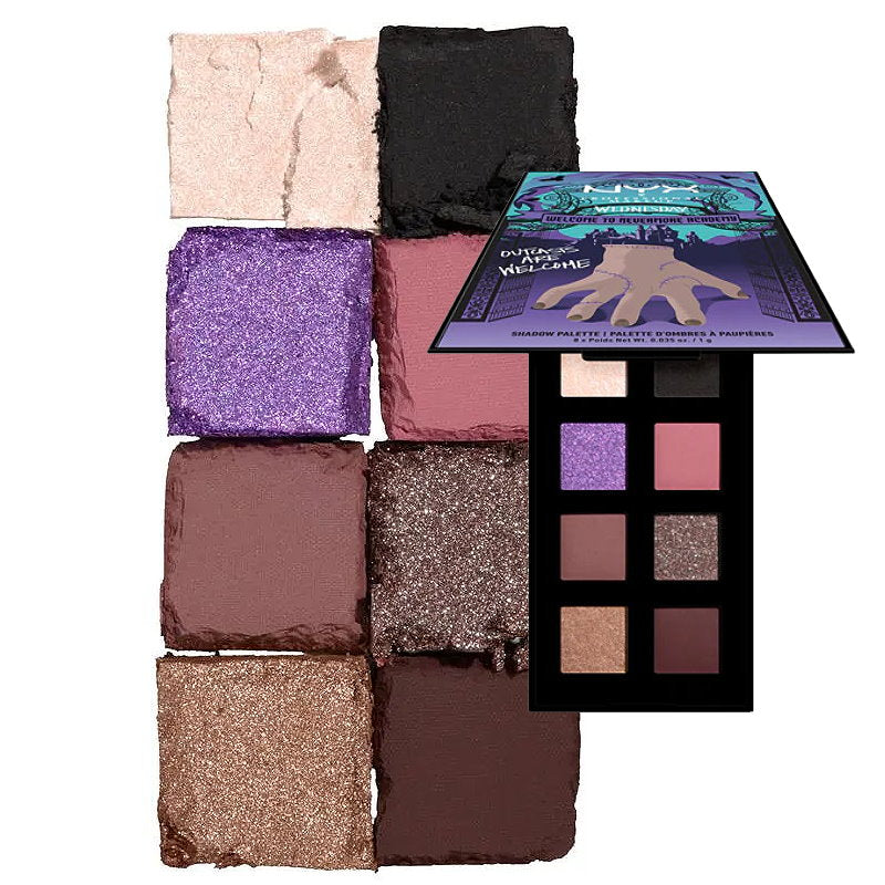 3x NYX Wednesday The Nevermore Academy Eyeshadow Palette