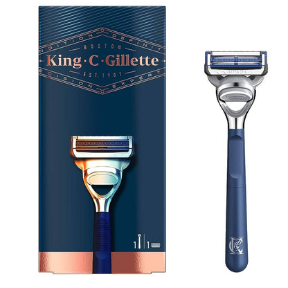 3x King C Gillette Neck Razor for Neck & Cheeks