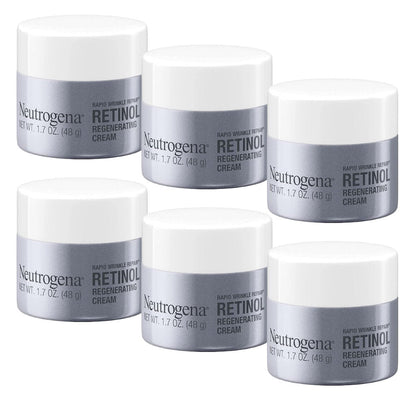 6x Neutrogena Rapid Wrinkle Repair Retinol Regenerating Cream 48g