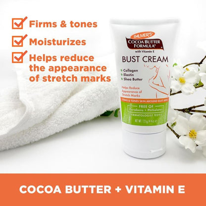 3x Palmers Cocoa Butter Formula with Vitamin E Bust Cream 125g