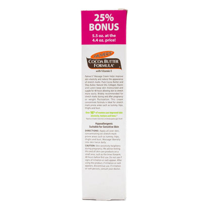 6x Palmers Massage Cream For Stretch Marks Cocoa Butter Formula With Vitamin E 156g