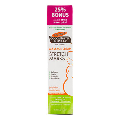 6x Palmers Massage Cream For Stretch Marks Cocoa Butter Formula With Vitamin E 156g