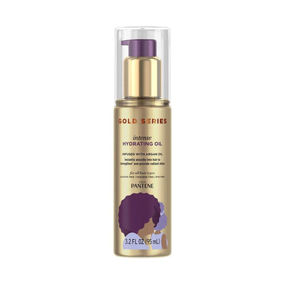 6x Pantene Gold Series Intense Hydrating Oil Infused With Argan Oil Hair Care 95ml