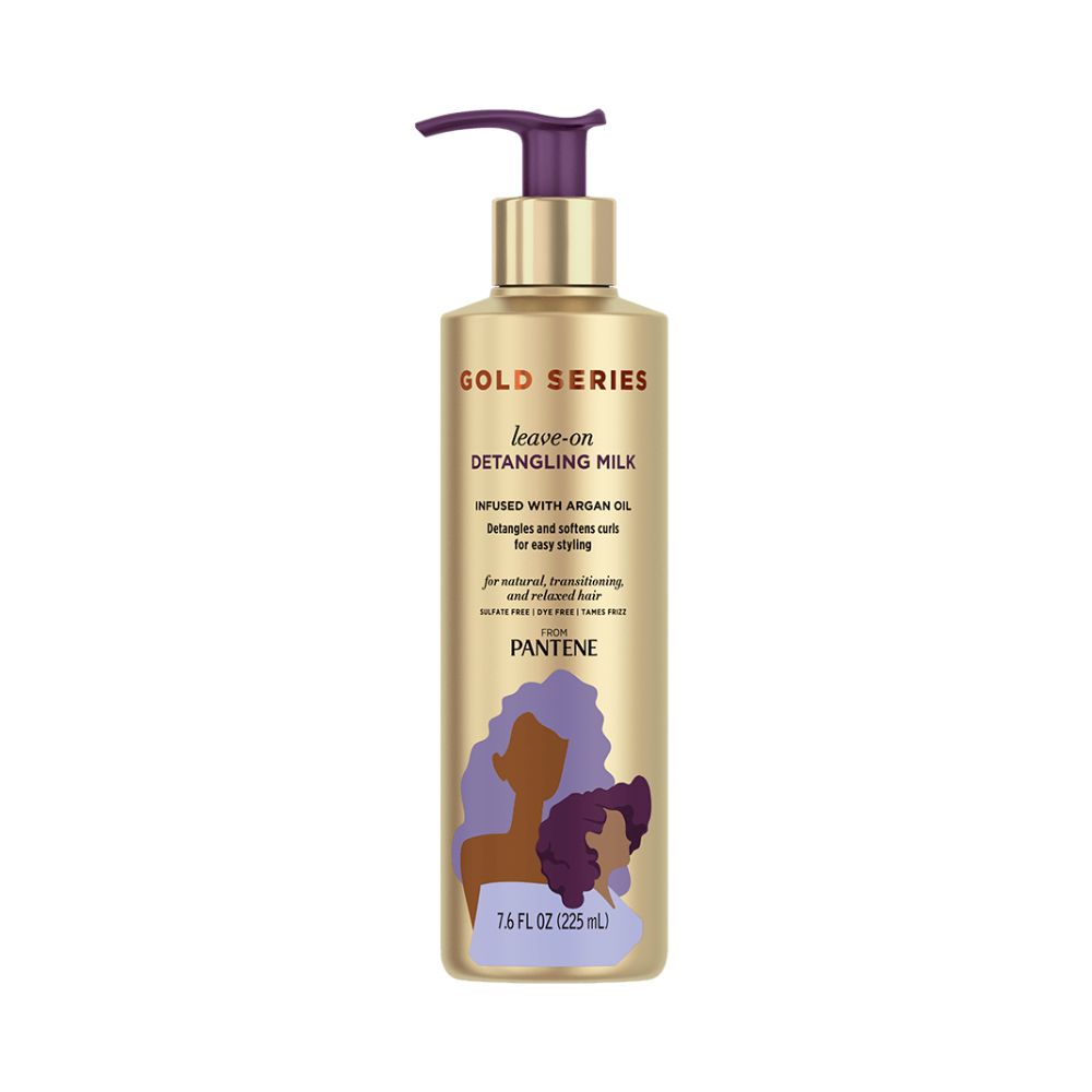 3x Pantene Gold Series Leave On Hair Detangling Milk with Argan Oil 225ml