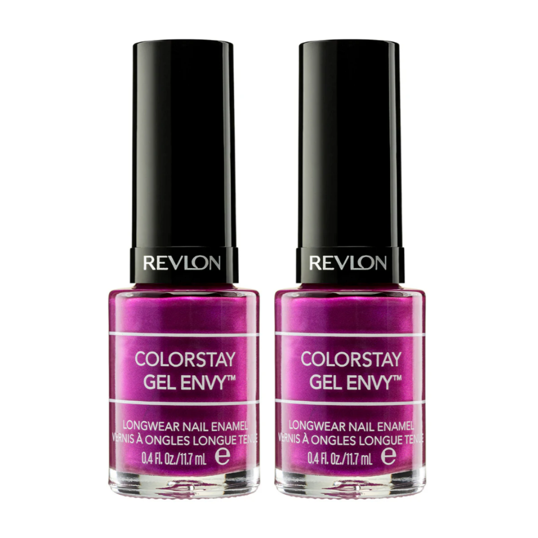 2x Revlon ColorStay Gel Envy Enamel Nail Polish 11.7mL 415 What Happens In Vegas