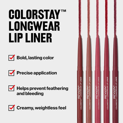 3pk Revlon Colorstay Longwear Lip Liner 660 Mauve
