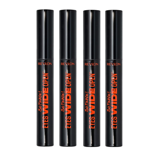 4x Revlon So Fierce Eyes Wide Open Mascara 7ml 101 Blackest Black