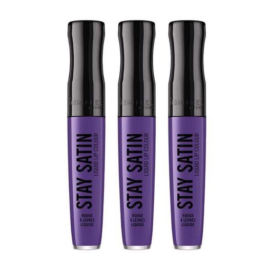Buy Online Now - Rimmel Stay Satin Liquid Lip Colour 850 Atomic Purple - Makeup Warehouse Australia 
